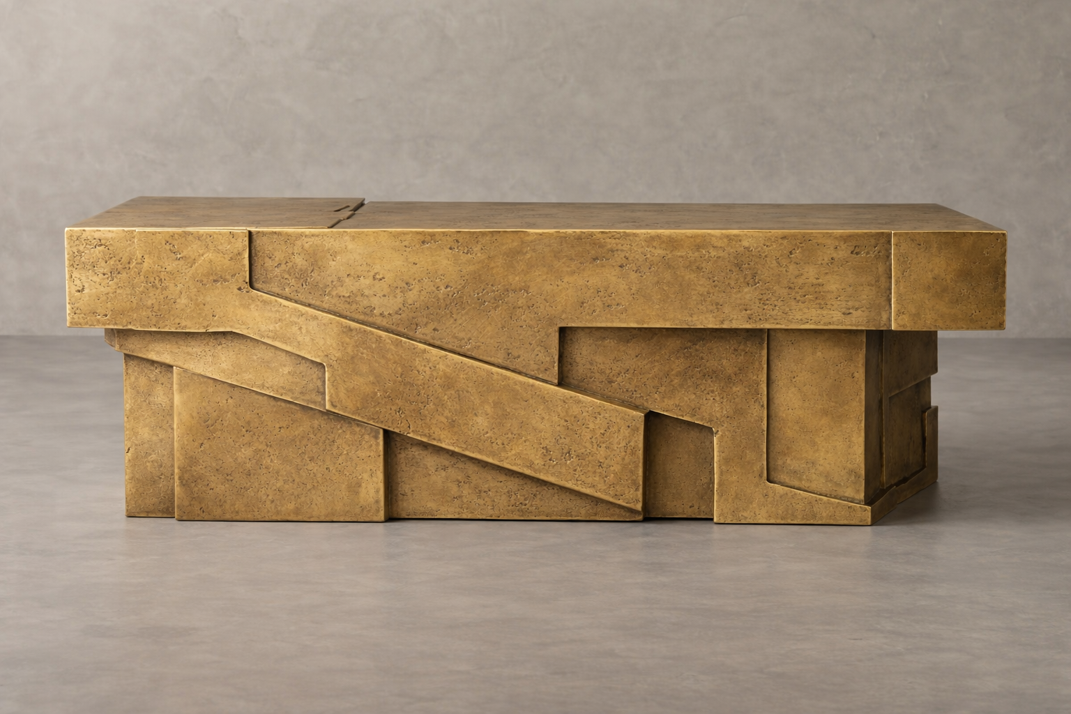 Hultink Home gold cabinet