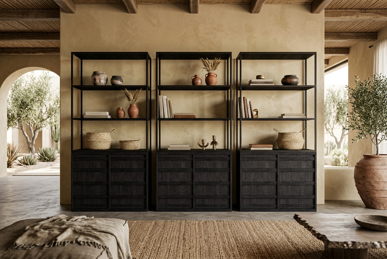 Hultink Home oak cabinet